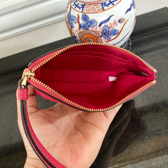 Coach Corner Zip Wristlet - Picture 5 of 7